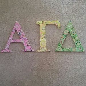 AGD Greek letters